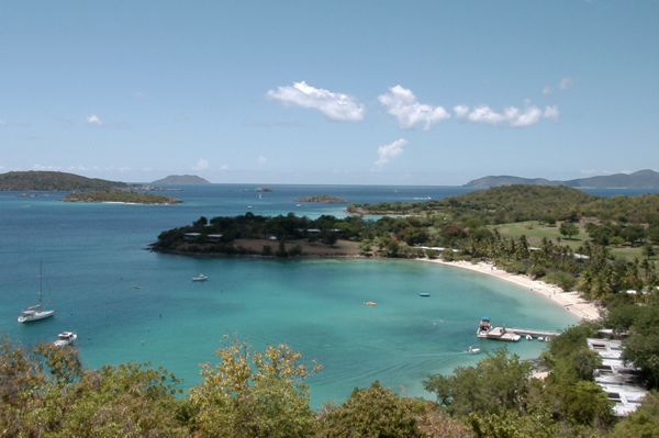 Image of a beach in Caneel Bay